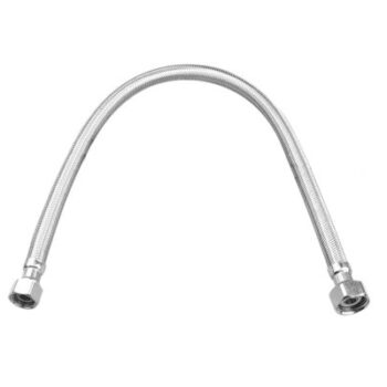 Lead Free Faucet supply line 3/8，SS LAV CONNECTOR 3/8 IN COMP X 1/2 IN FIP