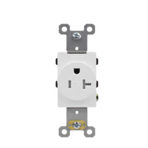 20 AMP Residential Grade Tamper Resistant Single Receptacle | Side-Wire & Back-Wire