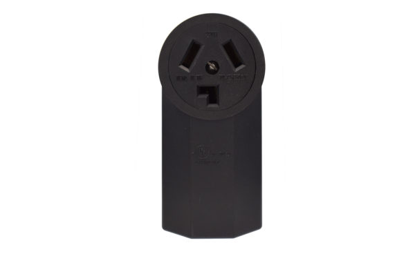 30 AMP Surface Mount Power Outlet | 3-Pole, 3-Wire | 125/250 Volt | NEMA 10-30R