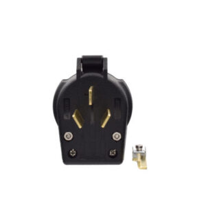 30/50 AMP 3-Prong Power Outlet Angle Plug | 3-Pole, 3-Wire | 125/250 Volt | NEMA 10-30P/10-50P