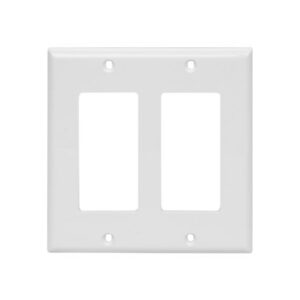 2-Gang Decorative Thermoset Wall Plate