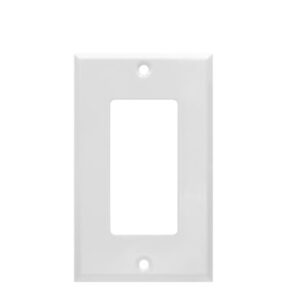 1-Gang Decorative Devices Smooth Metal Wall Plate