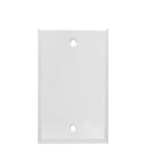 1-Gang Blank Smooth Metal Wall Plate