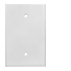 1-Gang Jumbo Blank Smooth Metal Wall Plate