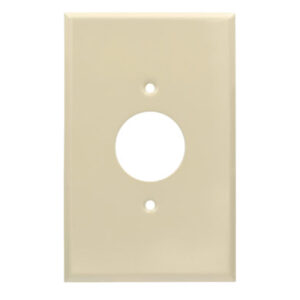 1-Gang Jumbo Single Receptacle Smooth Metal Wall Plate