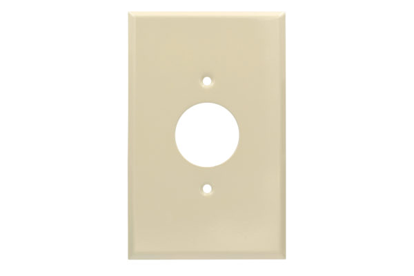 1-Gang Jumbo Single Receptacle Smooth Metal Wall Plate