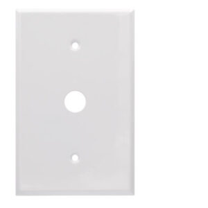 1-Gang Jumbo Phone Smooth Metal Wall Plate