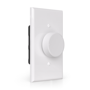 Rotary Push Switch Dimmer | Single-pole, 3-Way Combination | Std. Size Toggle Wall Plate Included