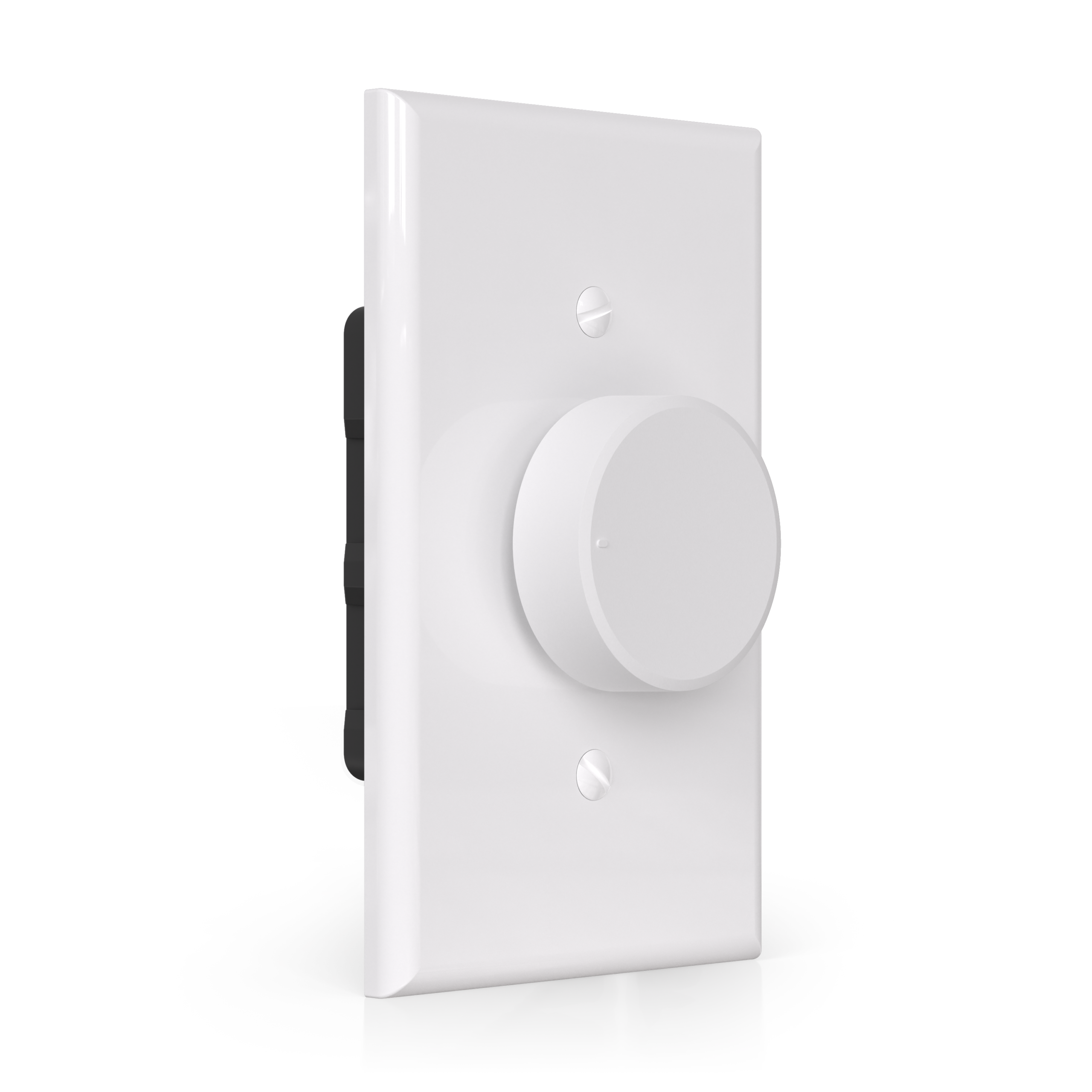 Rotary Push Switch Dimmer | Single-pole, 3-Way Combination | Std. Size Toggle Wall Plate Included