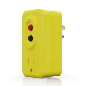 15 AMP Manual Reset GFCI adapter outlet