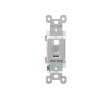 20 AMP Commercial Grade Single-Pole Toggle Switch | Back-Wire, Side-Wire