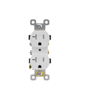20 AMP Residential Grade Tamper Resistant Duplex Receptacle | Side-Wire & Push-Wire