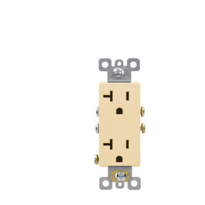 20 AMP Residential Grade Decorative Receptacle | Side-Wire