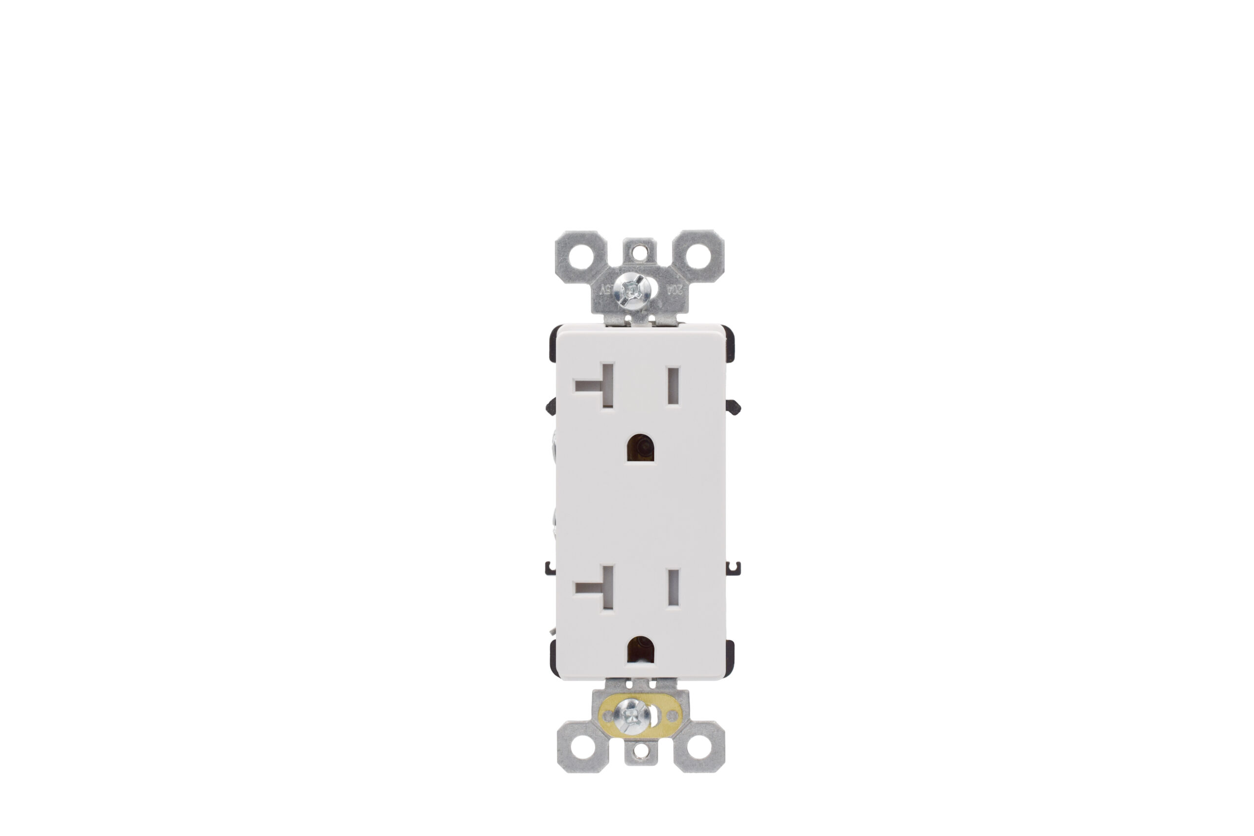 20 AMP Commercial Grade Duplex Receptacle | Side-Wire & Back-Wire