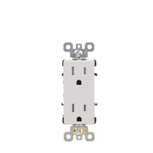15 AMP Commercial Grade Decorative Receptacle | Side-Wire & Back-Wire