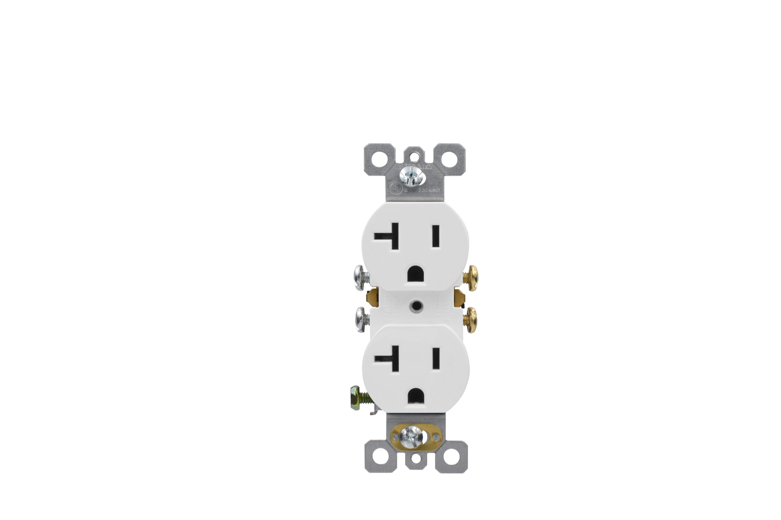 20 AMP Residential Grade Duplex Receptacle | Side-Wire | 10-pack of 030111