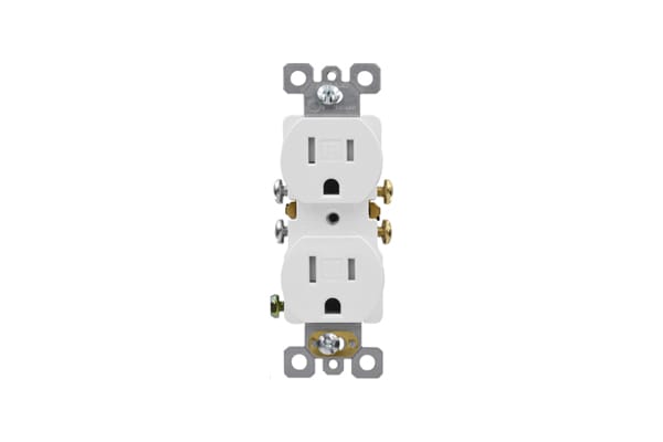15 AMP Residential Grade Tamper Resistant Duplex Receptacle | Side-Wire & Push-Wire | 10-pack of 030121