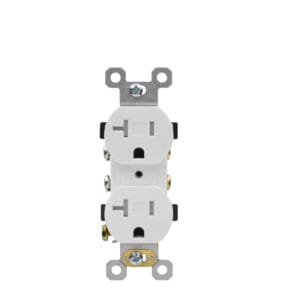 20 AMP Residential Grade Tamper Resistant Duplex Receptacle | Side-Wire & Back-Wire | 10-pack of 030131