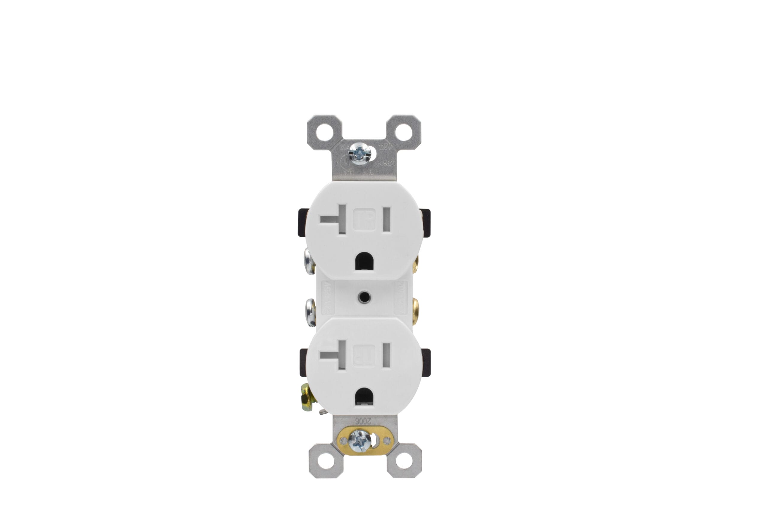 20 AMP Residential Grade Tamper Resistant Duplex Receptacle | Side-Wire & Back-Wire | 10-pack of 030131