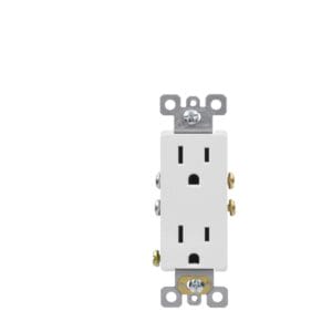 15 AMP Residential Grade Decorative Receptacle | Side-Wire & Push-Wire | 10-pack of 030281