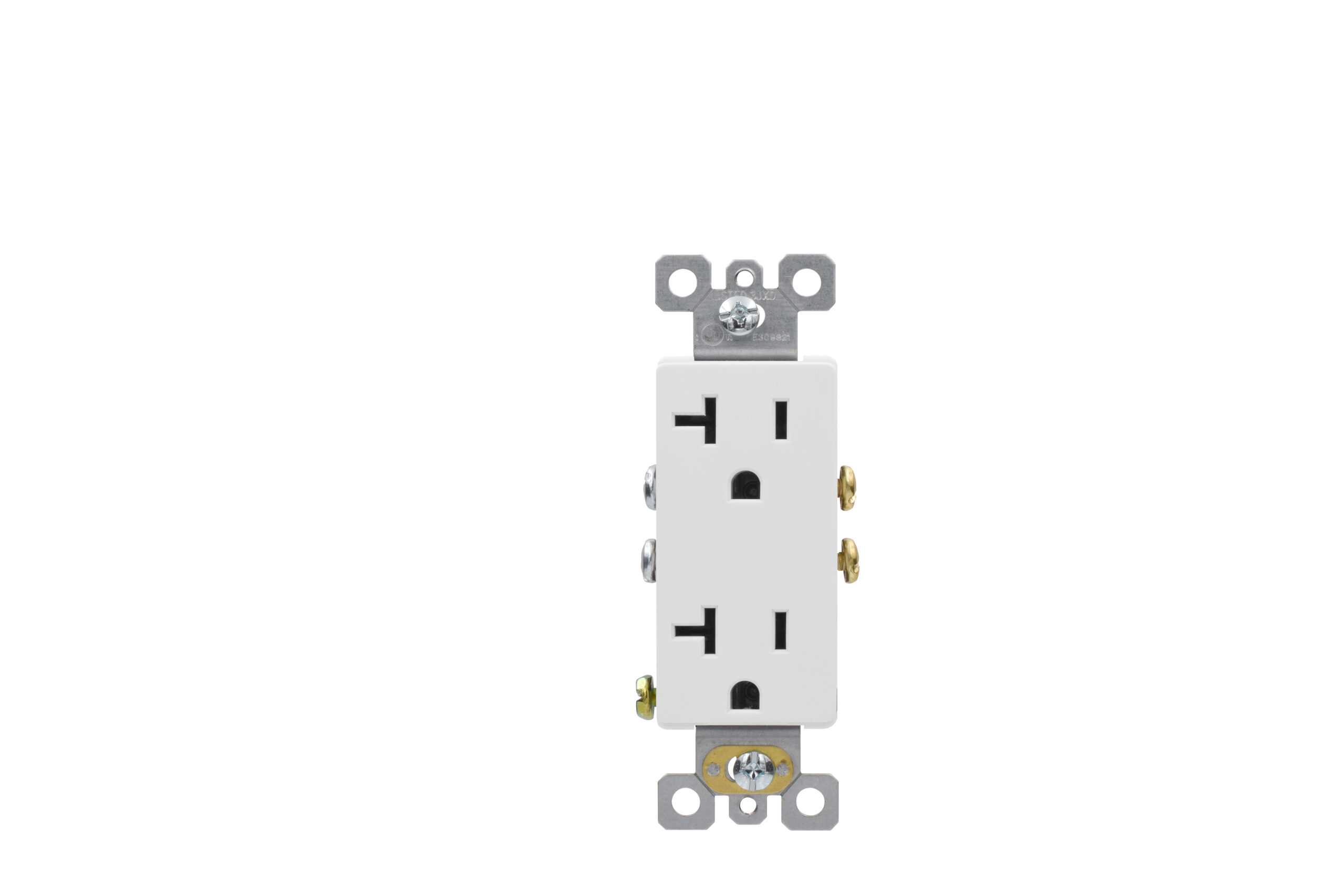 20 AMP Residential Grade Decorative Receptacle | Side-Wire | 10-pack of 030291