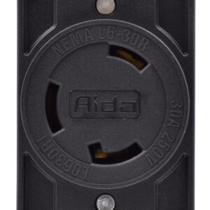 30 AMP Locking Receptacle | 2-Pole, 3-Wire | 250 Volt | NEMA L6-30R