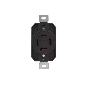 20 AMP Locking Receptacle | 3-Pole, 3-Wire | 125/250 Volt | NEMA L14-20R