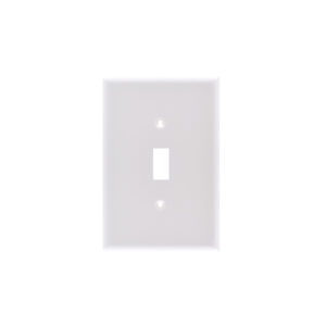 1-Gang Large Size Toggle Switch Thermoplastic Wall Plate