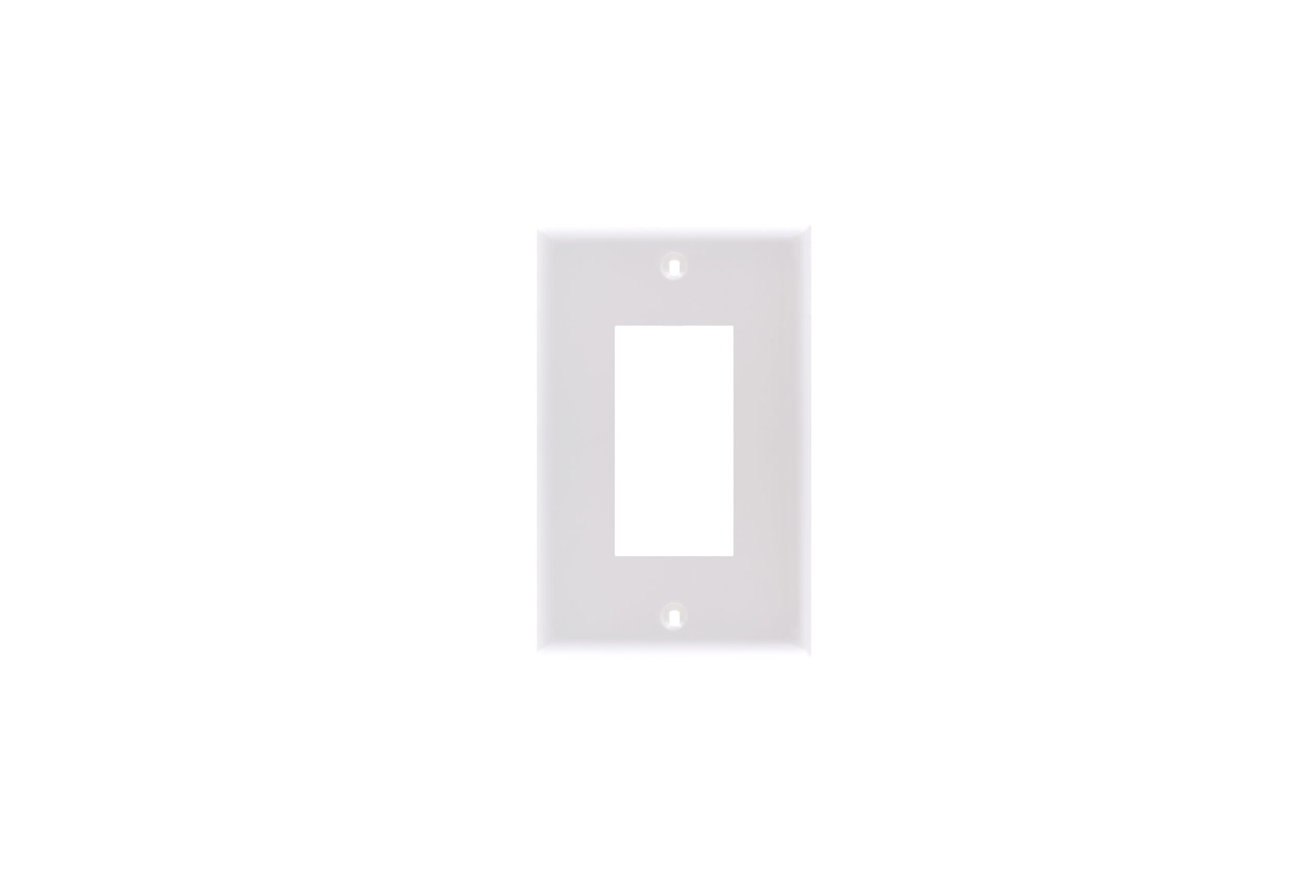 1-Gang Mid-Size Decorative Thermoplastic Wall Plate