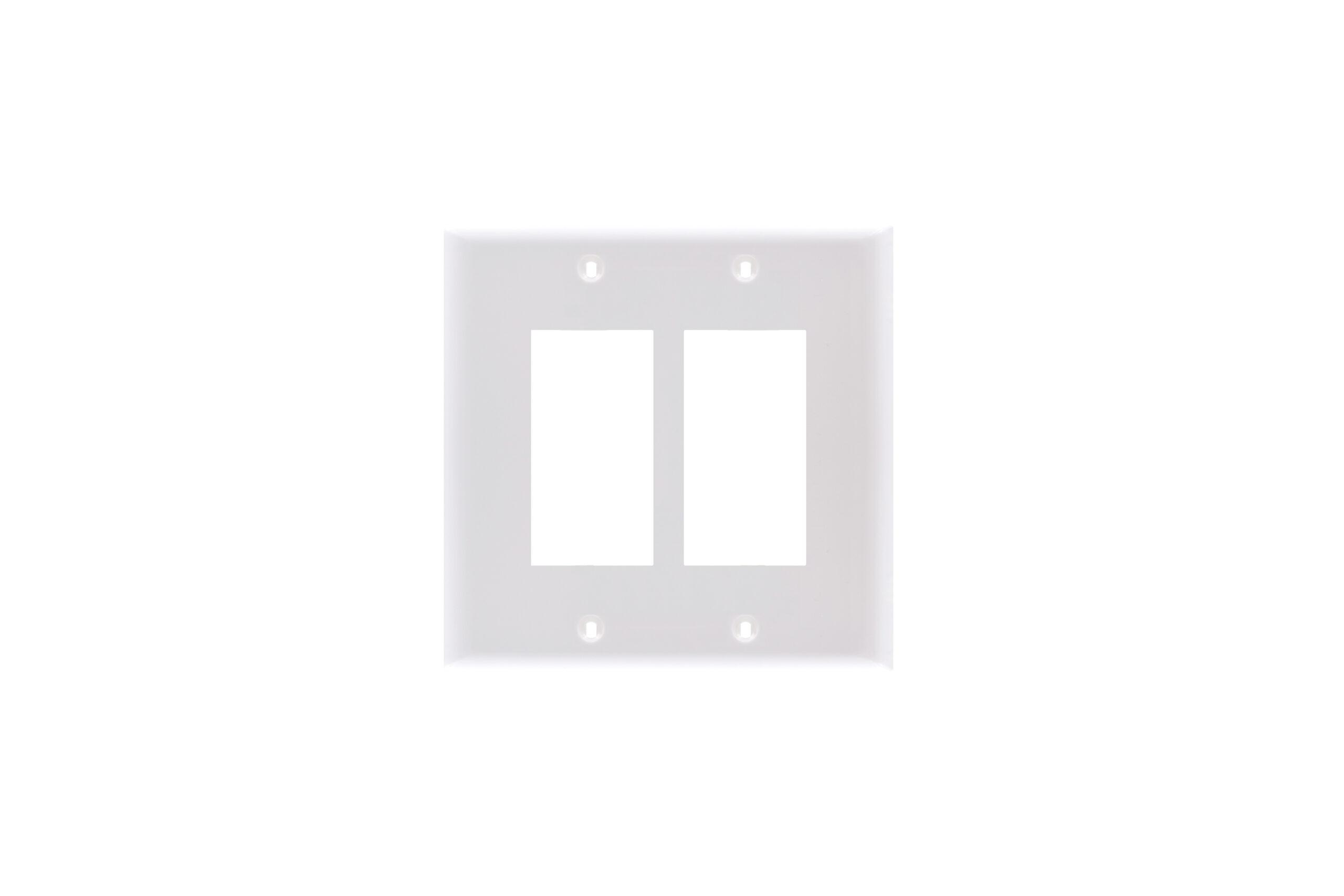 2-Gang Mid-Size Decorative Thermoplastic Wall Plate