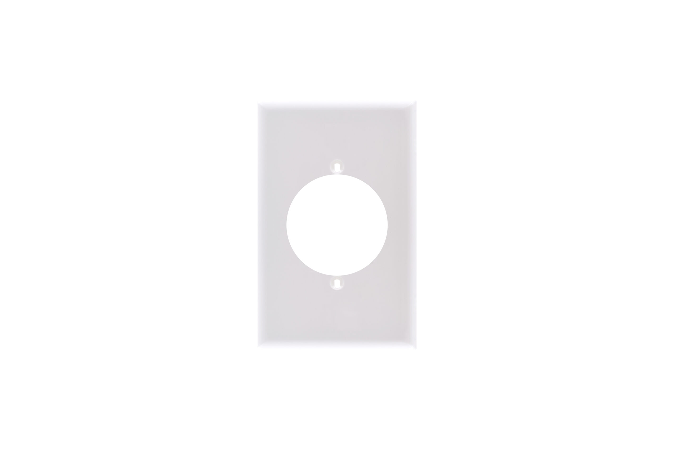1-Gang Jumbo Size Power Outlet Receptacle Thermoplastic Wall Plate | 54.7mm Opening