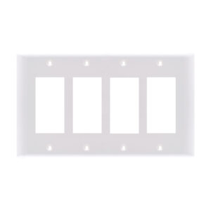 4-Gang Decorative Thermoplastic Wall Plate