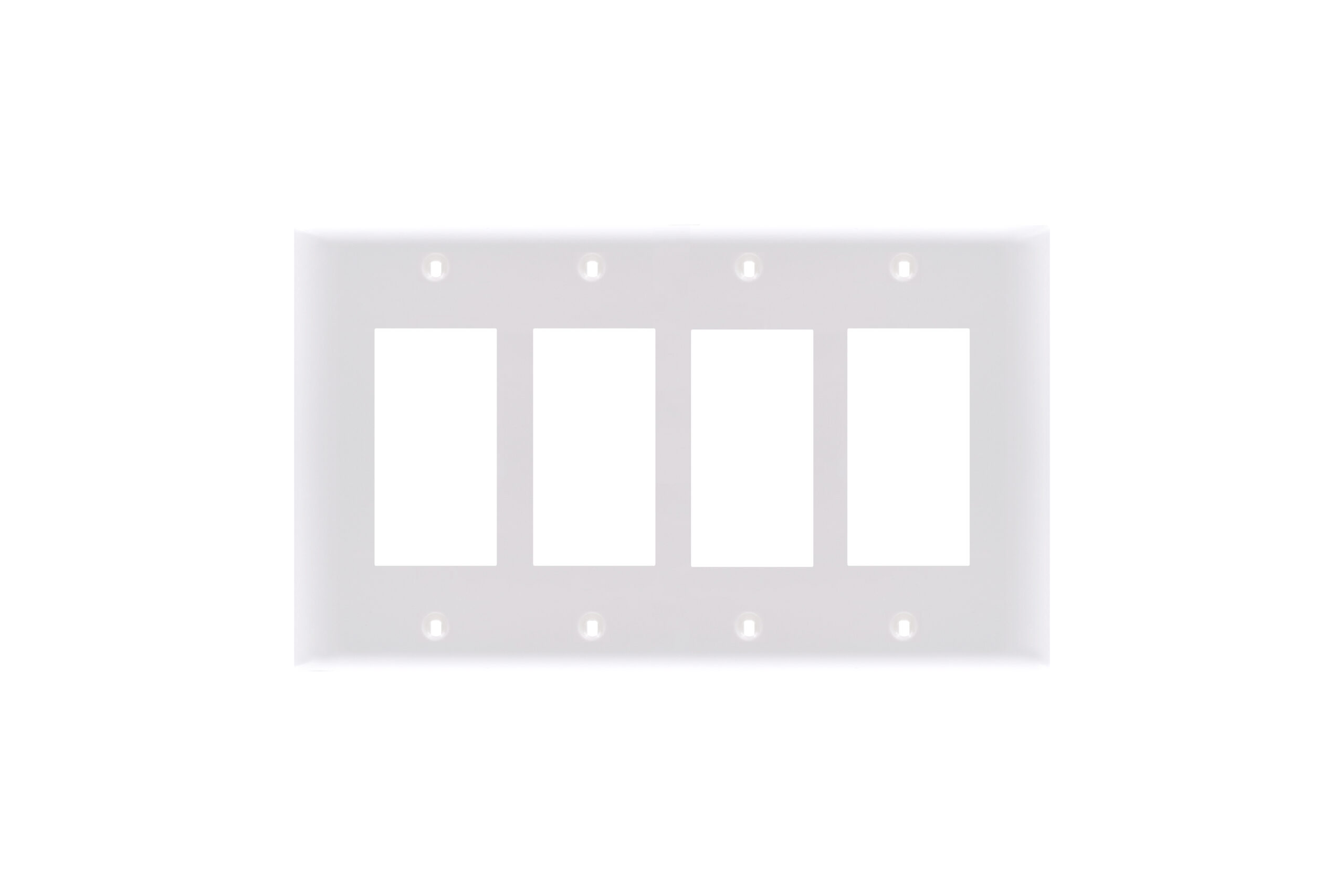 4-Gang Decorative Thermoplastic Wall Plate