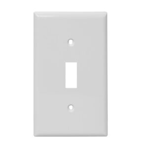 1-Gang Toggle Switch Thermoset Wall Plate