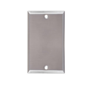 1-Gang Blank Stainless Steel Wall Plate