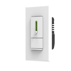 Single Pole/3-Way Combination Slide Dimmer | Screwless Wall Plate Sold Separately | Load Capacity: Incandescent Light Bulb, 600W, CFL 150W, LED 150W/120V