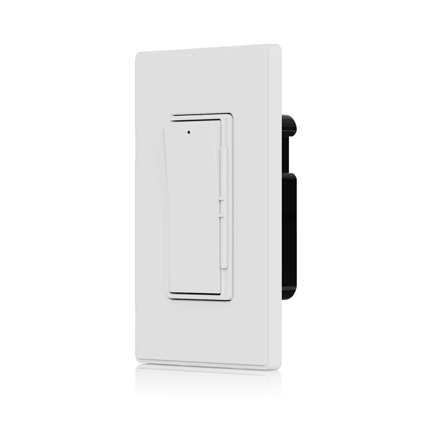 Single Pole/3-Way Combination Rocker Dimmer| 3 Screwless Wall Plate Options | Load Capacity: Incandescent Light Bulb, 600W, CFL 300W, LED 300W/120V