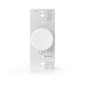 Digital Rotary Push Switch Dimmer | Single-pole, 3-Way Combination | Fade-on | Std. Size Toggle Wall Plate Included