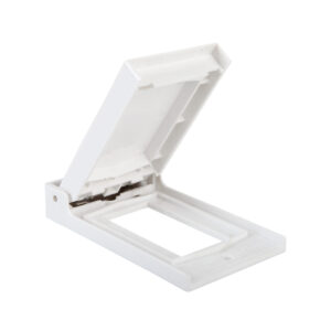 1-Gang Thermoplastic Weatherproof Vertical Cover for Decorative Receptacle