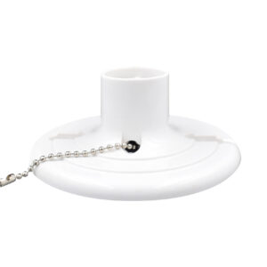 Plastic Pull Chain Ceiling Lampholder