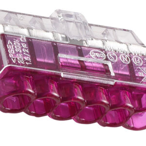 6 Port Push-in Wire Connector in 50 box